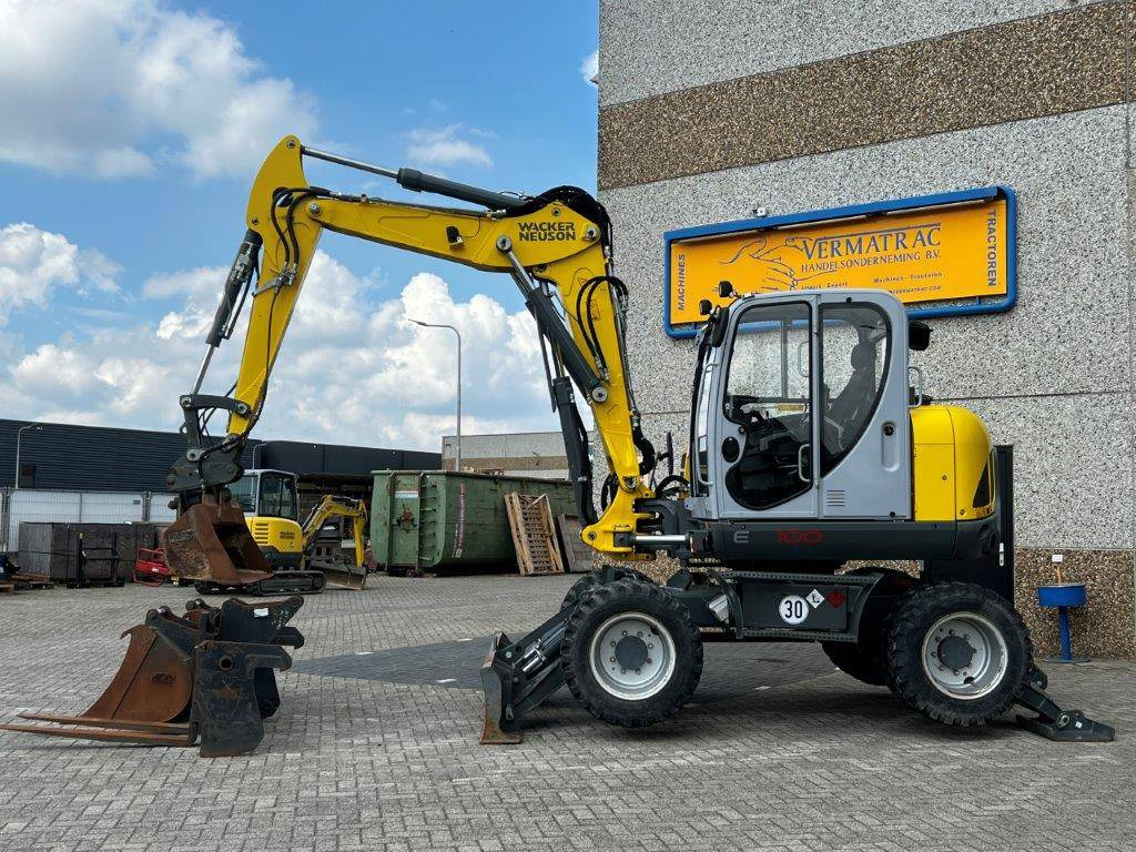 Колёсный экскаватор Wacker Neuson EW100 – 1376 heures – 2019!!: фото 1