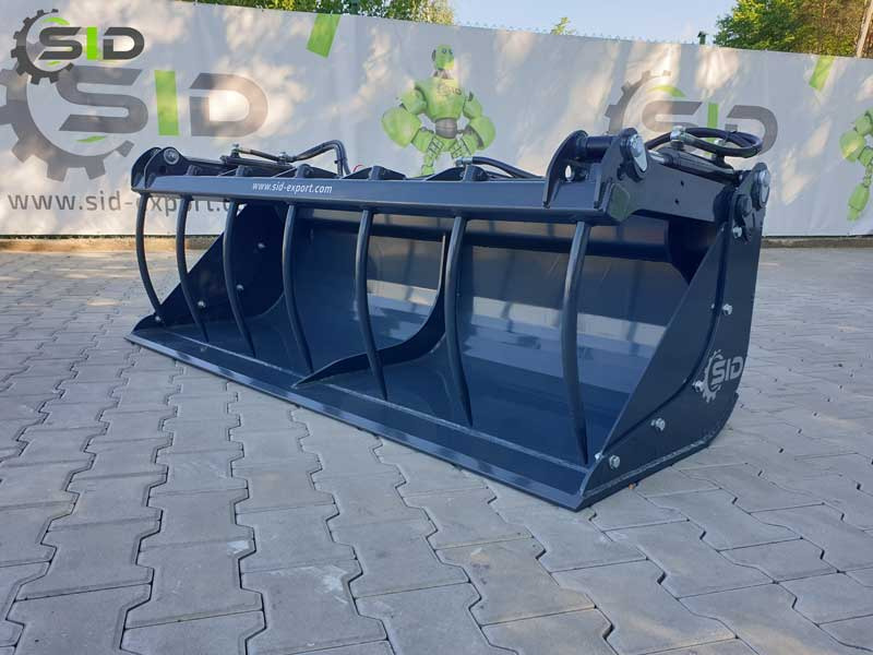 SID Greifschaufel Krokodilschaufel Silagegreifer S / Grab bucket forged tines S 1,2 m - Грейферный ковш для Грейферных ковшей: фото 1