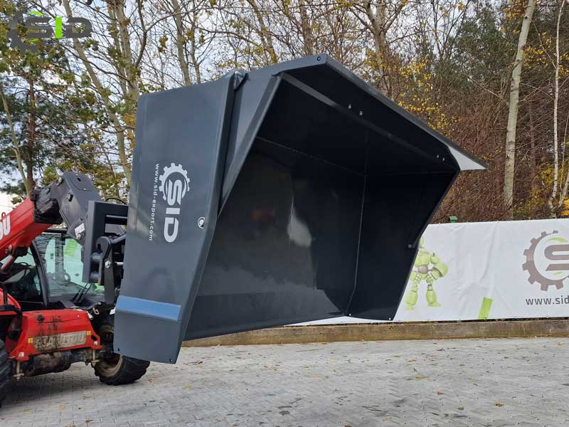 SID Kippmulde Transportcontainer Heckcontainer / Transport heavy cargo box 1,8 m - Ковш для погрузчика для Сельскохозяйственной техники: фото 1