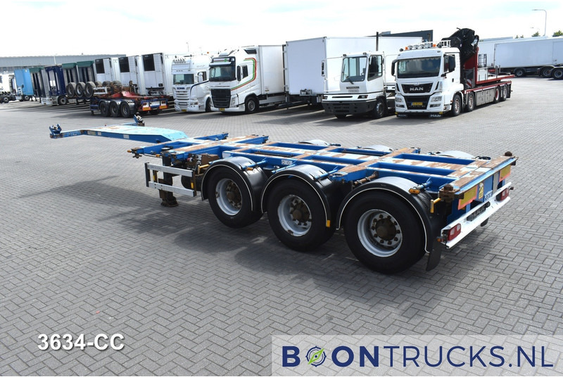 D-Tec FLEXITRAILER | 2x20-30-40-45ft HC * 2x EXTENDABLE * LIFT AXLE - Полуприцеп-контейнеровоз/ Сменный кузов: фото 3 D-Tec FLEXITRAILER | 2x20-30-40-45ft HC * 2x EXTENDABLE * LIFT AXLE - Полуприцеп-контейнеровоз/ Сменный кузов: фото 3
