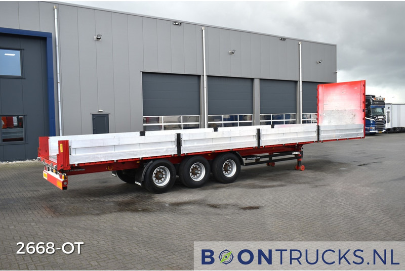 Тентованный полуприцеп Kögel SN 24 FLATBED | ALU BOARDS * HARDWOOD FLOOR * NL TRAILER * APK 09-2025 * TOP!: фото 1 Тентованный полуприцеп Kögel SN 24 FLATBED | ALU BOARDS * HARDWOOD FLOOR * NL TRAILER * APK 09-2025 * TOP!: фото 1