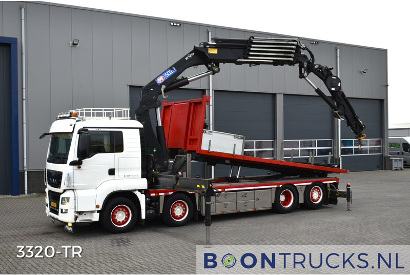 MAN TGS 440 8x2 + HMF 5020-K6 + FJ1000K4 | EURO6 * KABELSYSTEEM 30T * NL TRUCK * TOP! - Автоманипулятор: фото 1 MAN TGS 440 8x2 + HMF 5020-K6 + FJ1000K4 | EURO6 * KABELSYSTEEM 30T * NL TRUCK * TOP! - Автоманипулятор: фото 1