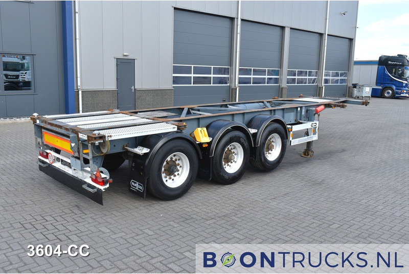 Van Hool 3B0071 TANK CHASSIS | 20-30ft * ADR: FL, AT, OX * 3840 KG * LIFT AXLE - Полуприцеп-контейнеровоз/ Сменный кузов: фото 1 Van Hool 3B0071 TANK CHASSIS | 20-30ft * ADR: FL, AT, OX * 3840 KG * LIFT AXLE - Полуприцеп-контейнеровоз/ Сменный кузов: фото 1
