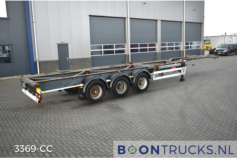 Van Hool 3B2015 FIXED CHASSIS | 2x20-40ft HC * 4600 Kg * NL TRAILER * APK 03-2025 - Полуприцеп-контейнеровоз/ Сменный кузов: фото 1