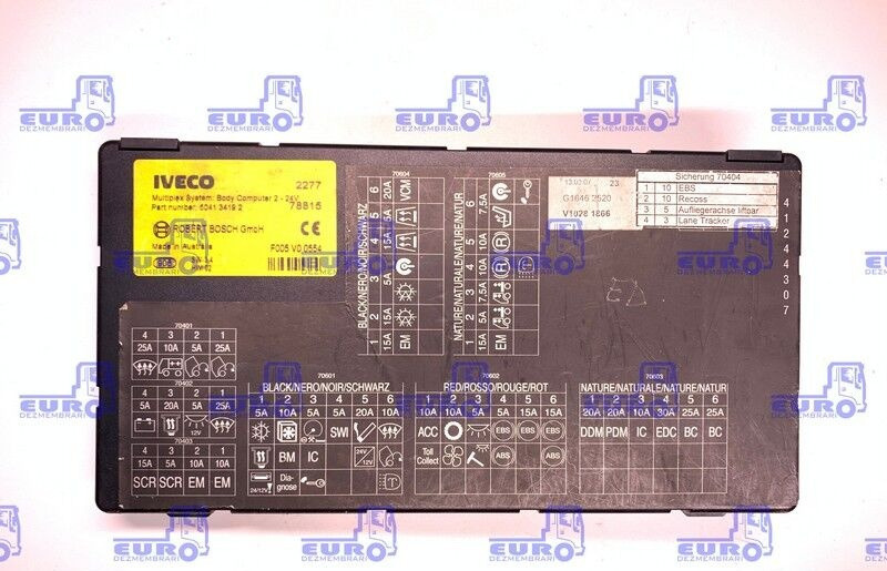 IVECO 504134192 - Блок управления для Грузовиков: фото 1 IVECO 504134192 - Блок управления для Грузовиков: фото 1
