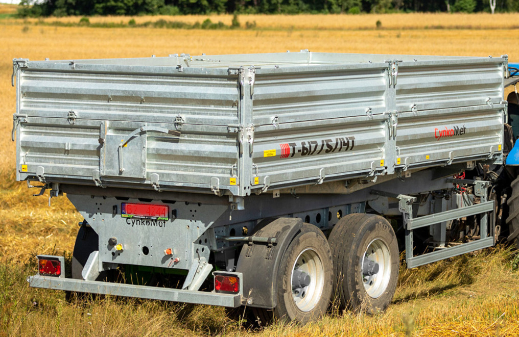 Cynkomet Przyczepa Tandem 15,5 t / Tandemanhänger / Tandem trailer / Тандемный прицеп - Сельскохозяйственный прицеп-самосвал: фото 1 Cynkomet Przyczepa Tandem 15,5 t / Tandemanhänger / Tandem trailer / Тандемный прицеп - Сельскохозяйственный прицеп-самосвал: фото 1