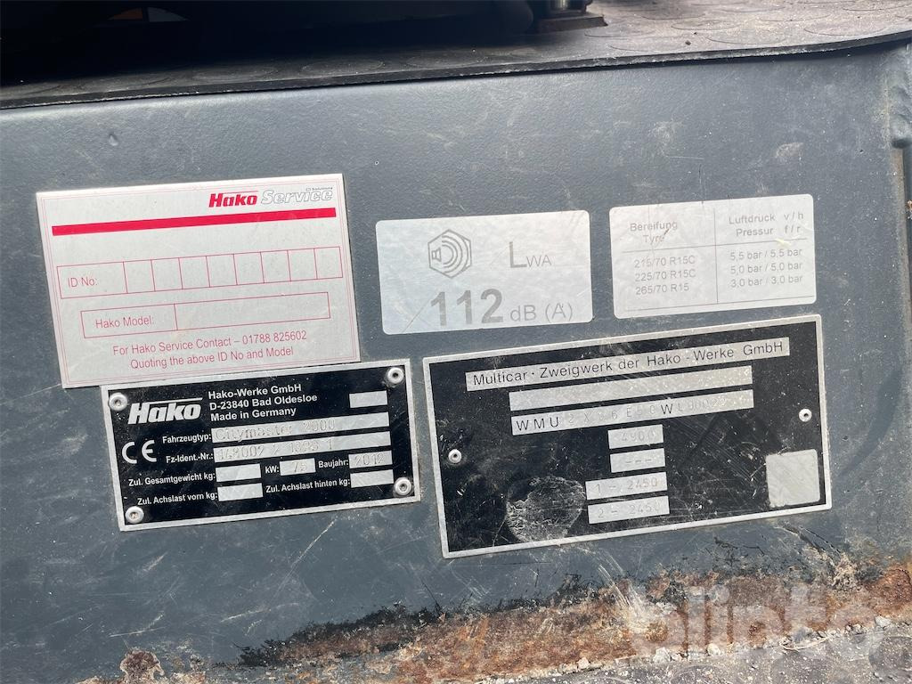 Hako-Citymaster 2000 - Подметально-уборочная машина: фото 5 Hako-Citymaster 2000 - Подметально-уборочная машина: фото 5