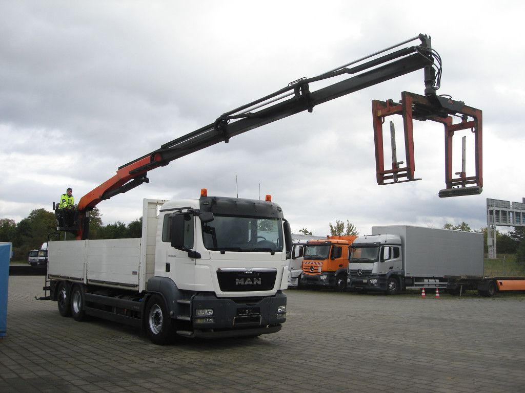 Автоманипулятор MAN TG-S 26.360 6x2-2 BL Pritsche Heckkran Palfinger: фото 1 Автоманипулятор MAN TG-S 26.360 6x2-2 BL Pritsche Heckkran Palfinger: фото 1