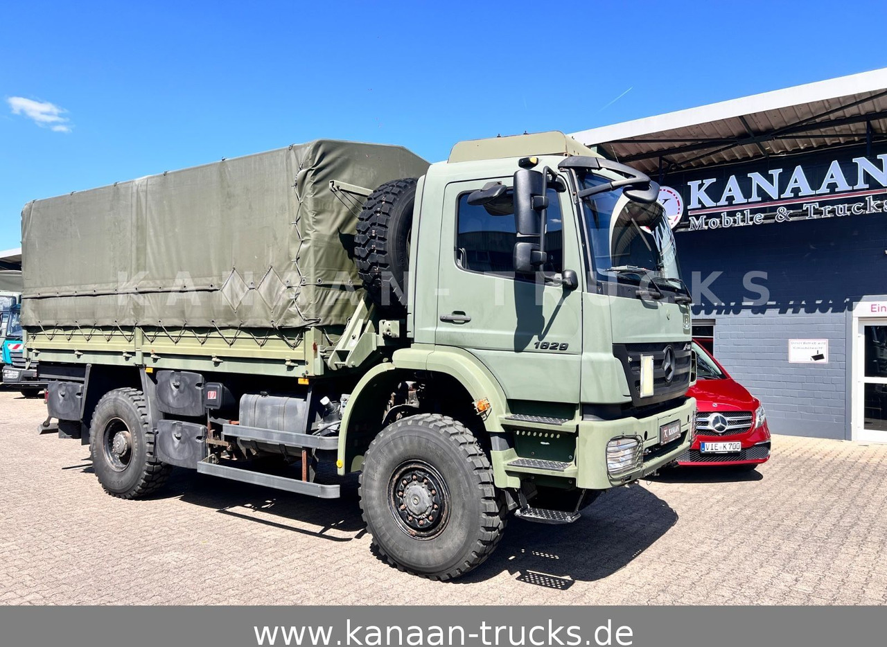 Mercedes-Benz 1829 A Axor 4x4 EX- 31 TKM Camper Expedi - Тентованный грузовик: фото 1 Mercedes-Benz 1829 A Axor 4x4 EX- 31 TKM Camper Expedi - Тентованный грузовик: фото 1